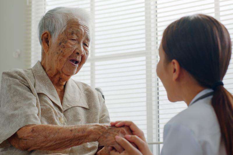 elderly receiving care